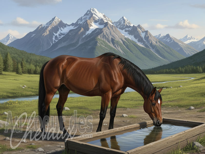 L'Abreuvoir pour le cheval, ing�nierie, hygi�ne et gestion du comportement de boisson