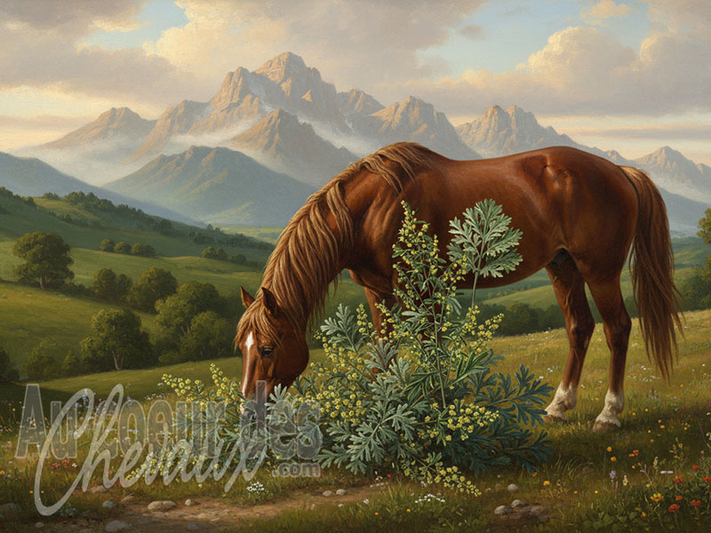 L'Absinthe et le cheval, usages th�rapeutiques et vigilance toxicologique