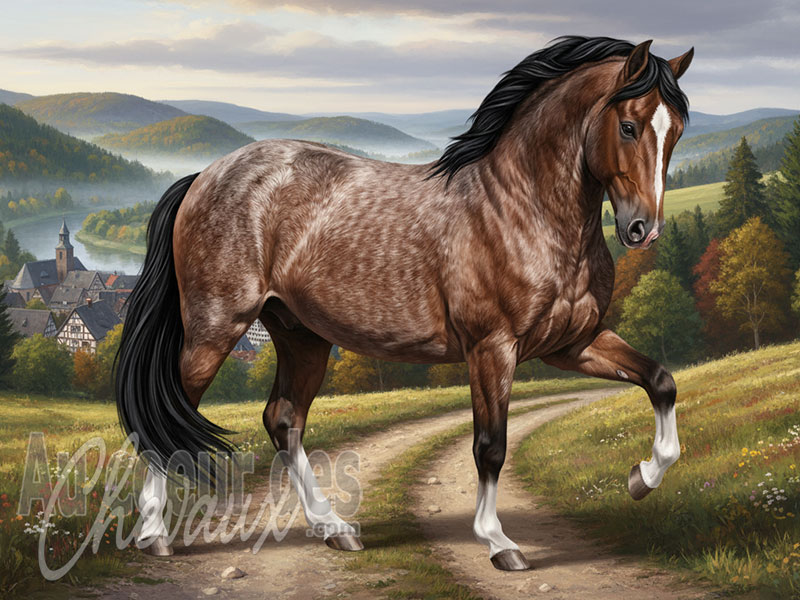 Le Cheval Aegidienberger, la qu�te du cheval d'allures id�al