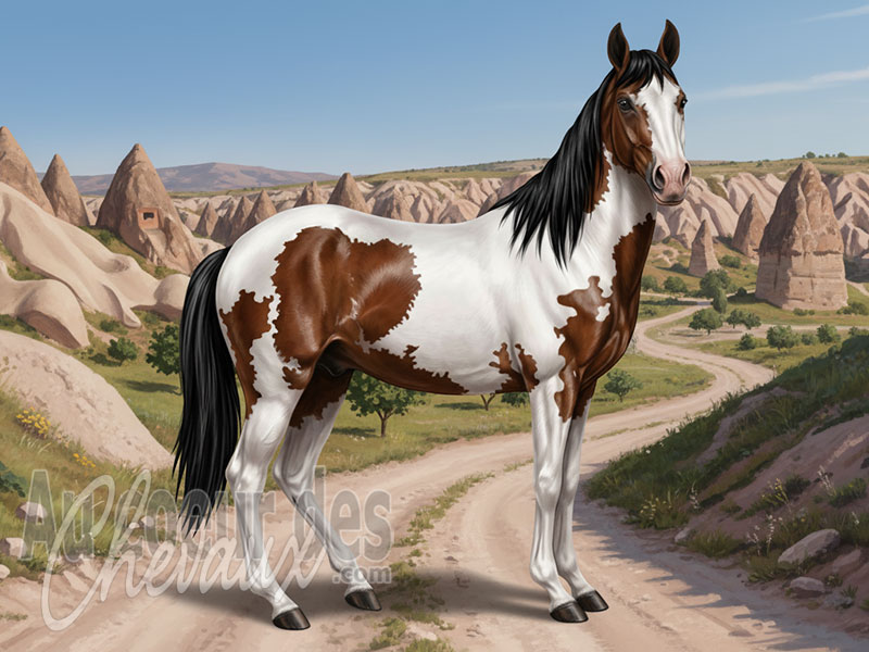 Le Poney Alaca, le petit montagnard tachet� d'anatolie