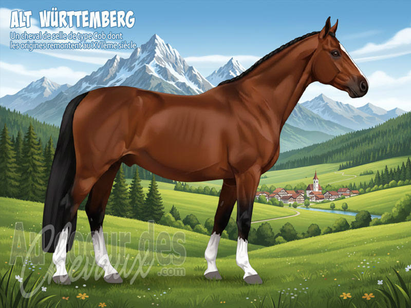 Le Cheval Alt W�rttemberg, un h�ritage de polyvalence et de tradition germanique