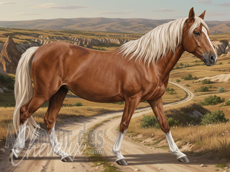 Le Cheval Anadolu, le gardien mill�naire des plateaux de turquie