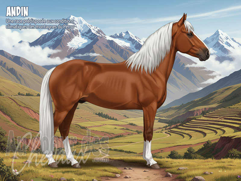 Le Cheval Andin, le rescap� des cimes du p�rou