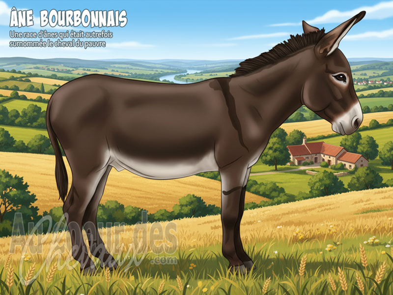 L'�ne Bourbonnais, le petit compagnon de l'allier