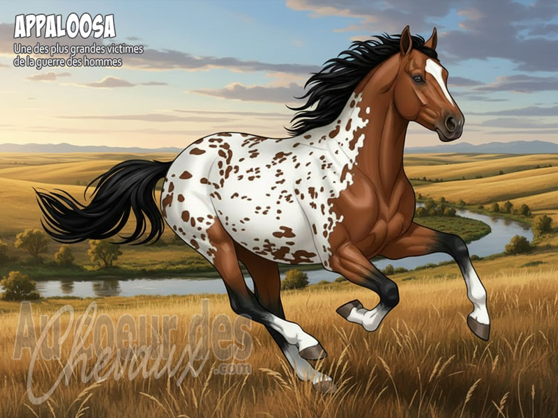 Le Cheval Appaloosa, la saga de la � l�gende tachet�e � des �tats-unis