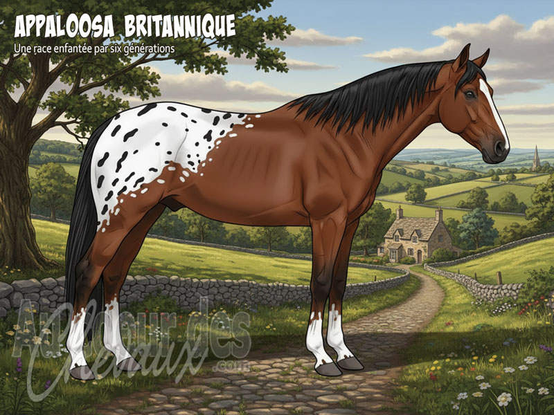 Le Cheval Appaloosa Britannique, l'�l�gance tachet�e d'outre-manche