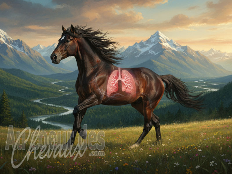 L'Appareil respiratoire du cheval, une physiologie d�di�e � l'oxyg�nation massive