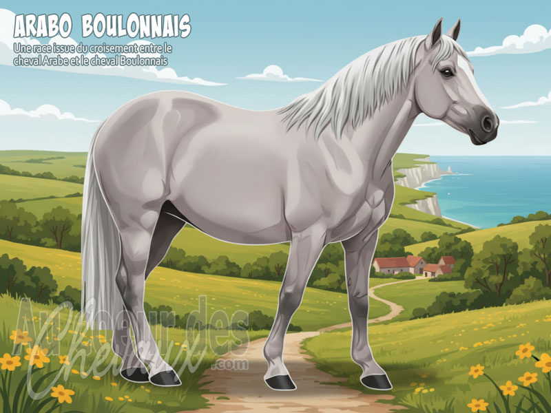 Le Cheval Arabo Boulonnais, la renaissance du � marbre blanc �