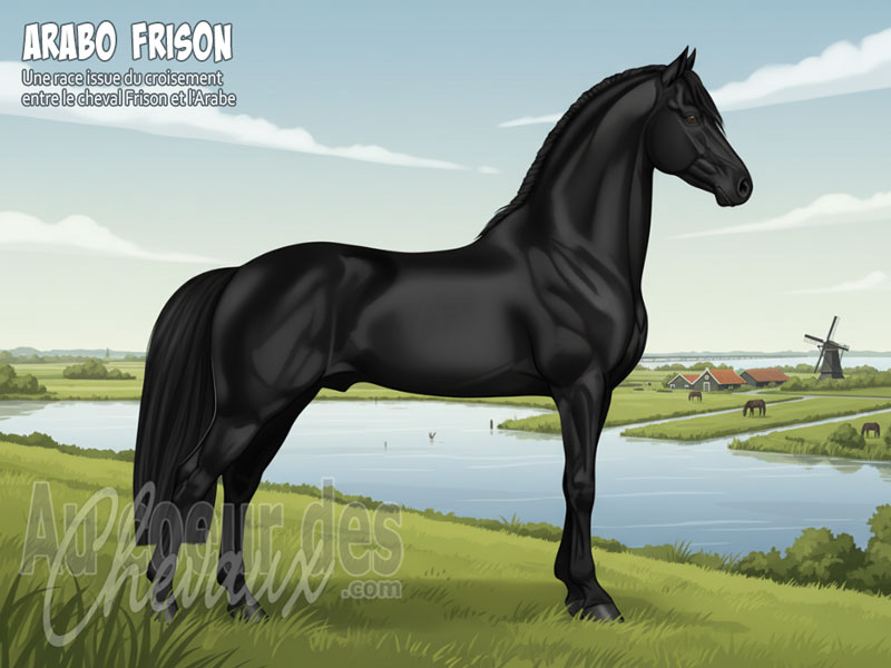 Le Cheval Arabo Frison, la qu�te de l'athl�te moderne