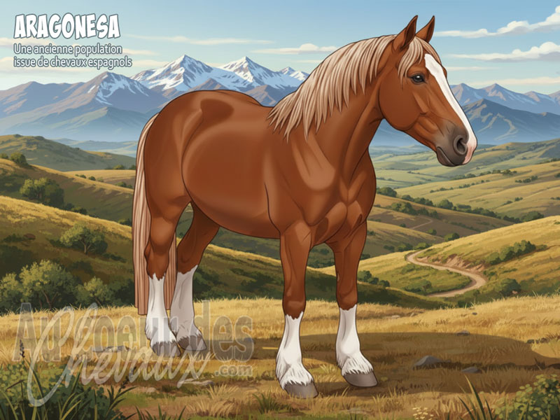 Le Cheval Aragonesa, l'�me des pyr�n�es et de la couronne d'aragon