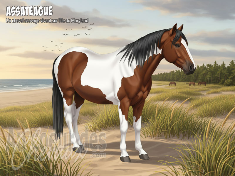 Le Cheval Assateague, un survivant des rivages atlantiques
