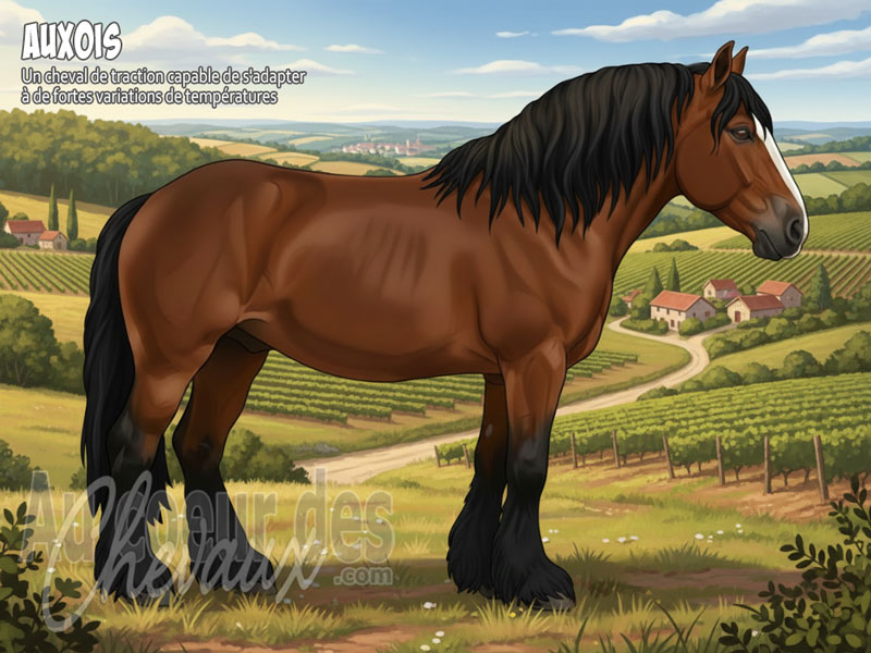 Le Cheval de Trait Auxois, le colosse des terres bourguignonnes