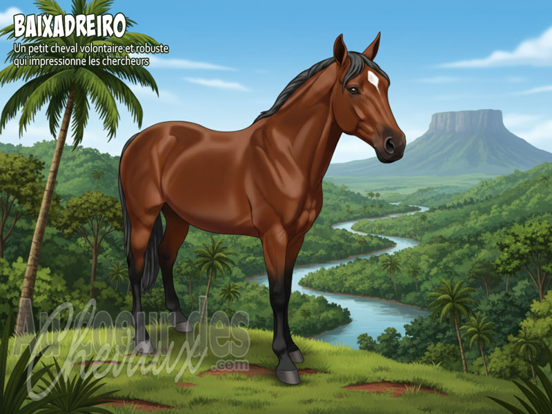 Le Cheval Baixadreiro, le survivant des plaines inondables du maranhao
