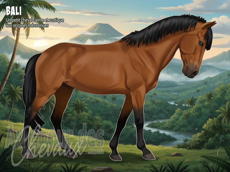 Le Cheval Bali, le petit gardien de l'�le des dieux
