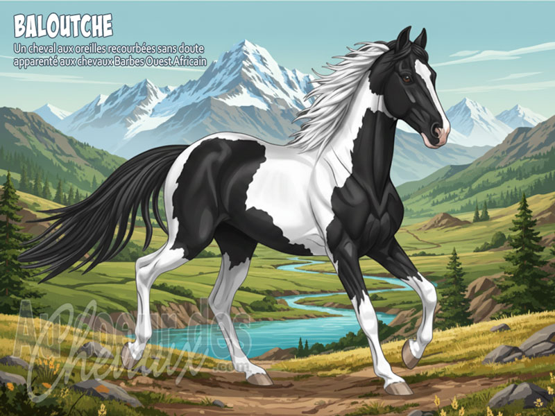 Le Cheval Baloutche, le noble guerrier du d�sert et des montagnes