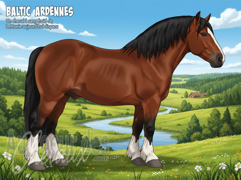 Le Cheval Baltic Ardennes, le g�ant des plaines lettonnes