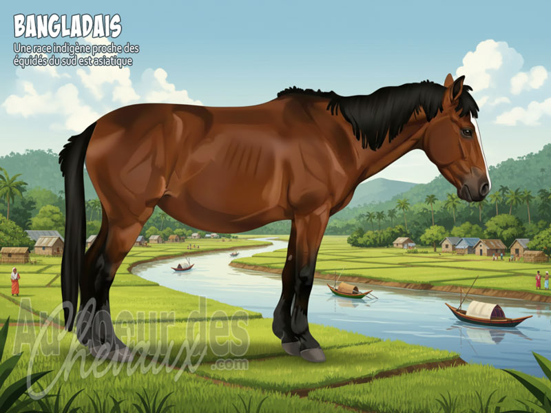 Le Cheval Bangladais, le survivant du delta