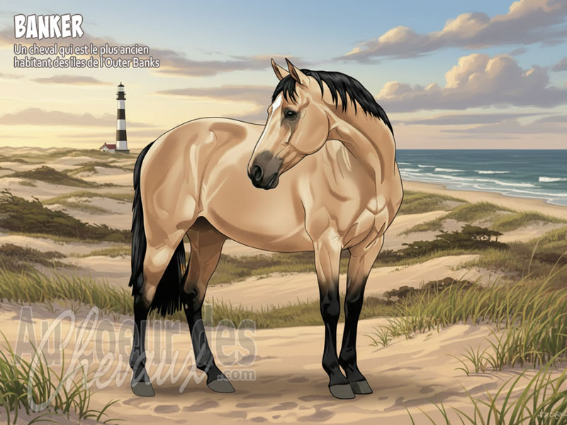 Le Cheval Banker, le survivant des bancs de sable