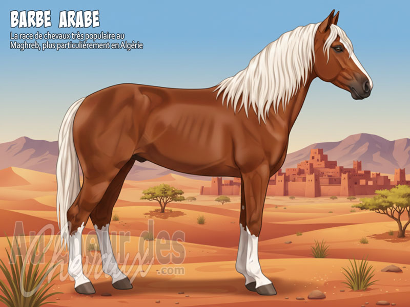 Le Cheval Barbe Arabe, la gen�se d'un destrier d'�lite en terre alg�rienne