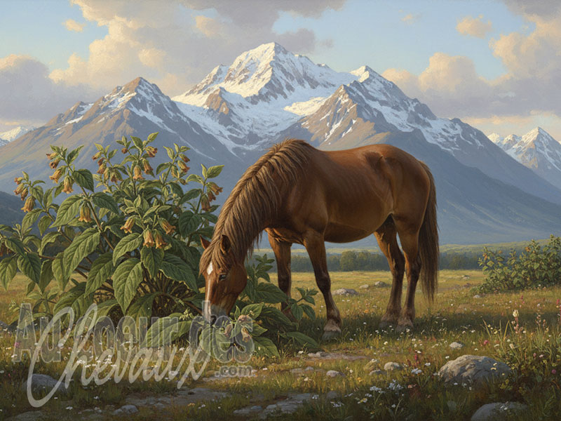 La Belladone et le cheval, risques toxicologiques et implications m�dicales
