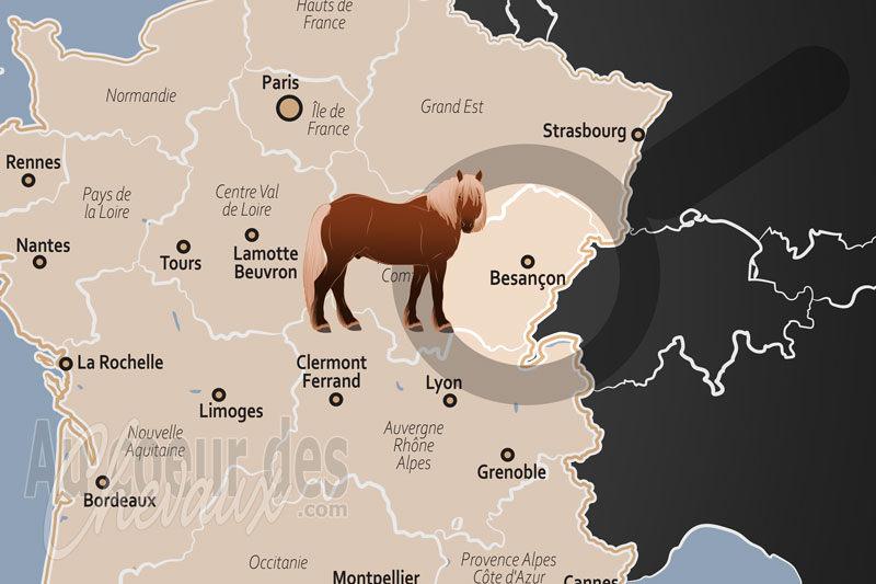 La localisation dans le pays de Besan�on en France