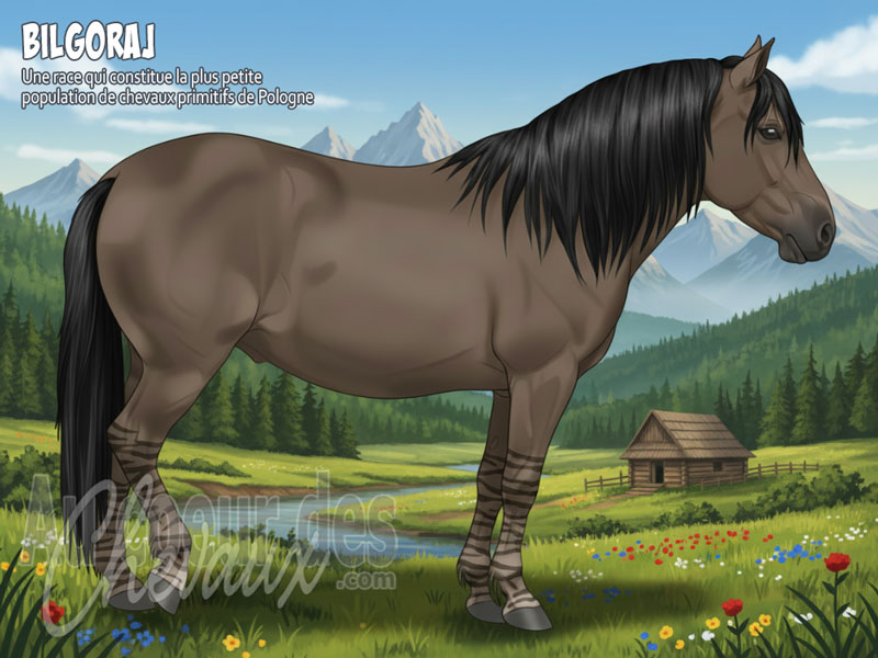 Le Cheval Bilgoraj, l'h�ritier des for�ts polonaises