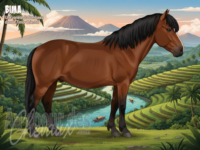 Le Cheval Bima, le petit guerrier de l'archipel indon�sien