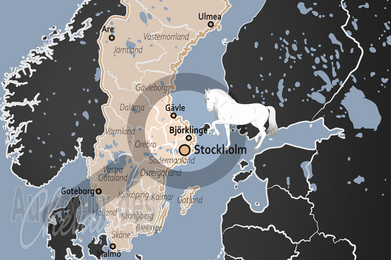 La localisation de Bj�rklinge en Su�de