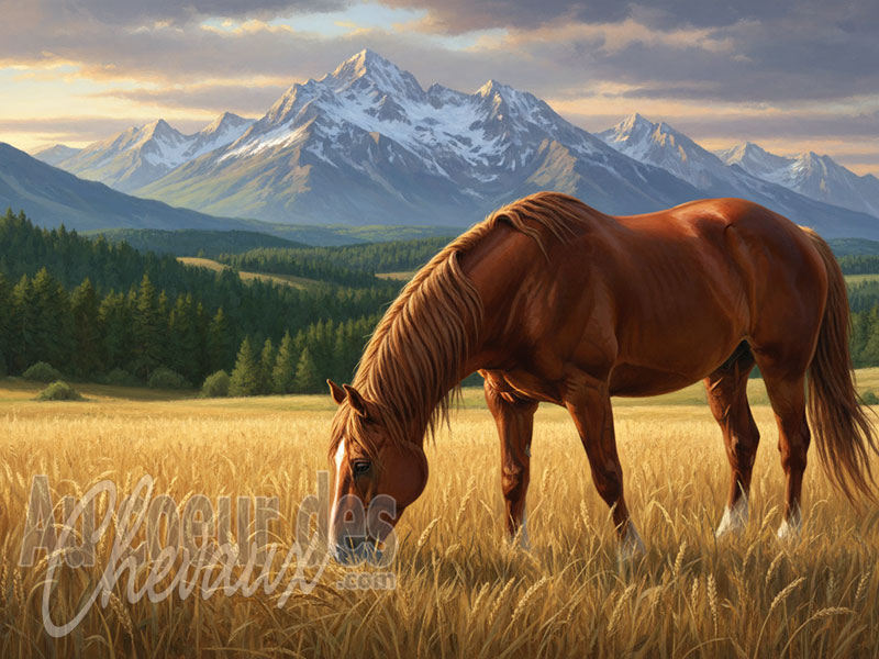 Le Bl� pour le cheval, potentialit�s �nerg�tiques et risques m�taboliques