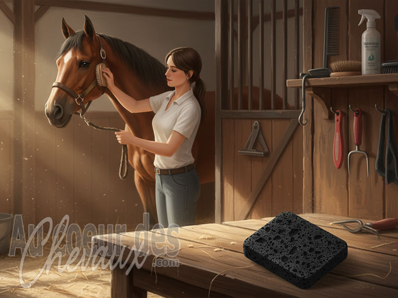 Le Bloc de pansage pour le cheval, un outil polyvalent pour le soin de la robe