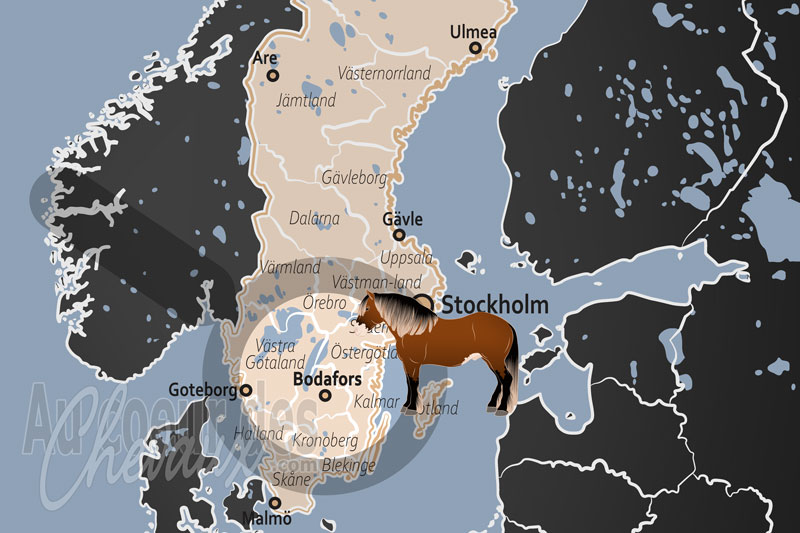 La localisation de Bodafors en Su�de