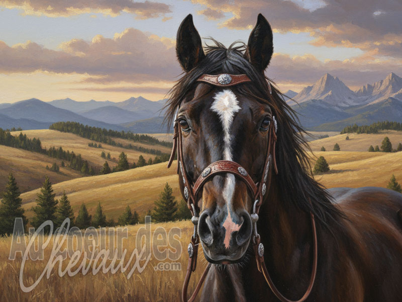 La Bride western pour le cheval, �quilibre, autonomie et l�g�ret�
