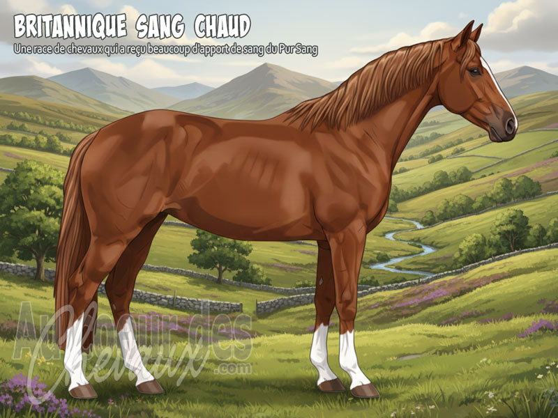 Le Cheval Britannique Sang Chaud, la qu�te de l'excellence sportive