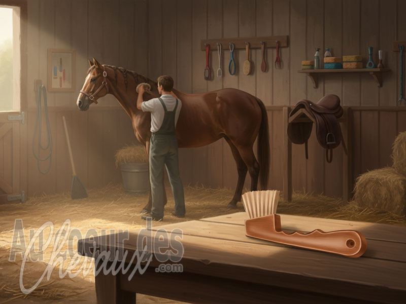 La Brosse � sabot pour le cheval, l'outil indispensable pour l'hygi�ne et le soin du pied �quin