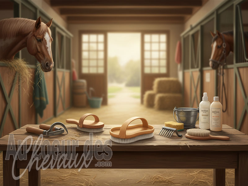 La Brosse magique pour le cheval, polyvalence et ergonomie dans l'entretien �quin