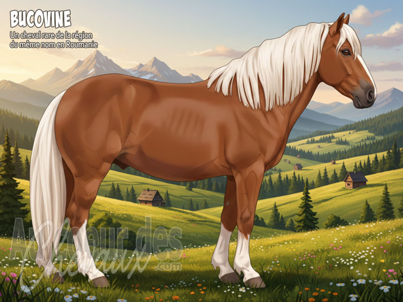 Le Cheval Bucovine, le robuste montagnard des carpates