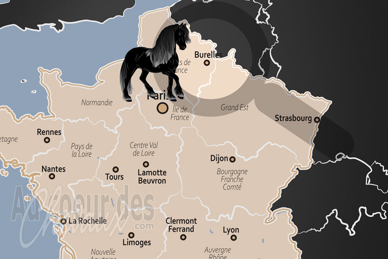 La localisation de Burelles en France