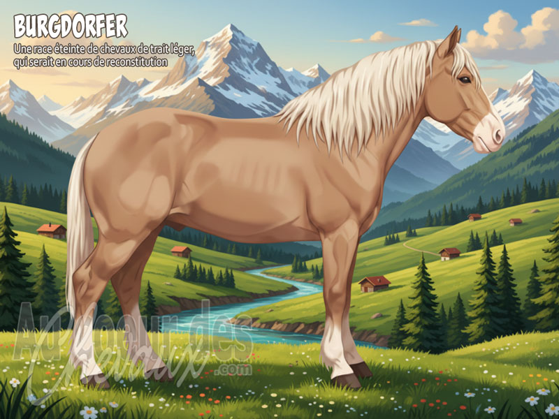 Le Cheval Burgdorfer, l'�lan et le d�clin d'un colosse de l'emmental