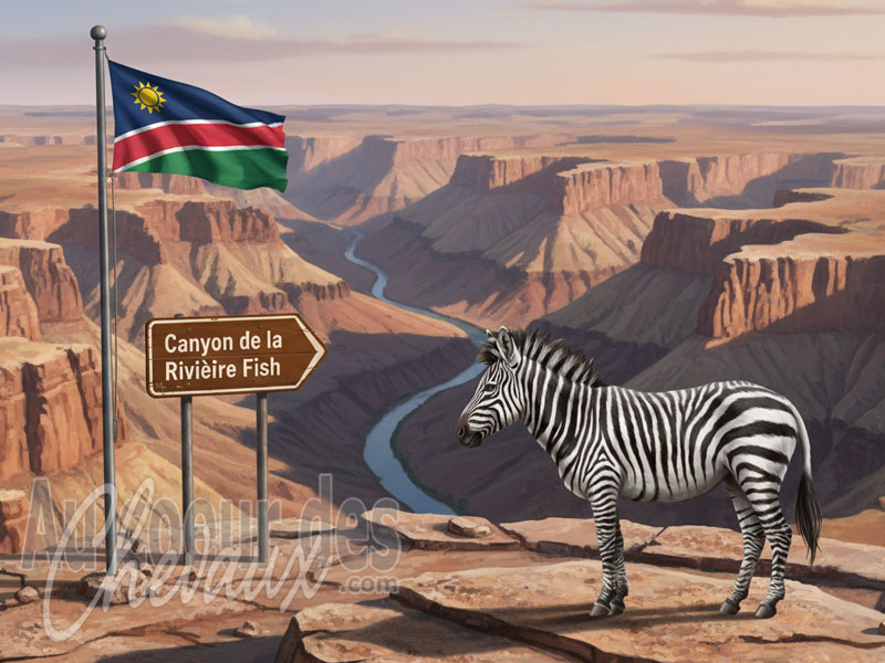 Le Canyon de la Rivi�re Fish, le galop de l'extr�me dans l'ab�me de granit
