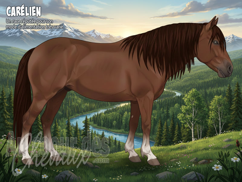 Le Cheval Car�lien, le colosse des for�ts du nord