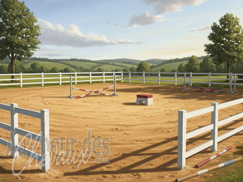 La Carri�re pour le cheval, conception, propri�t�s des sols et impact sur la sant� �quine