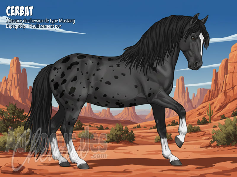 Le Cheval Cerbat, le tr�sor isol� de l'arizona