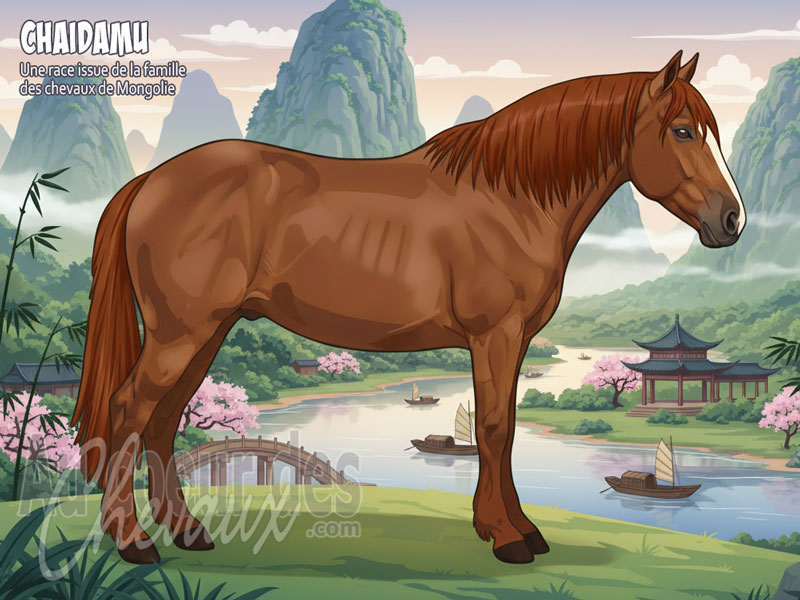Le Cheval Chaidamu, le rescap� des d�serts de sel du qinghai