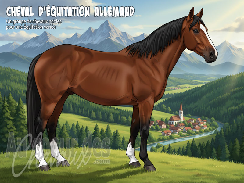 Le Cheval d'�quitation Allemand, la gen�se d'un champion mondial