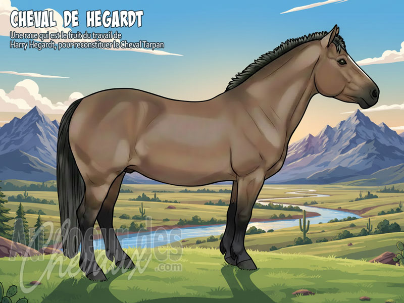 Le Cheval de Hegardt, la qu�te du ph�notype primitif am�ricain