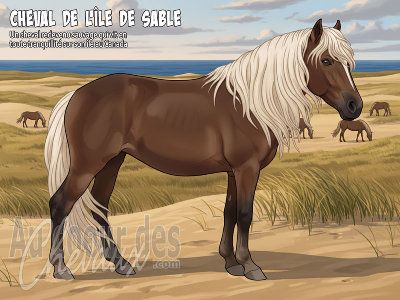 Le Cheval de l'�le de Sable, les survivants du � cimeti�re de l'atlantique �