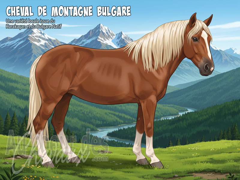 Le Cheval de Montagne Bulgare, entre steppes et sommets