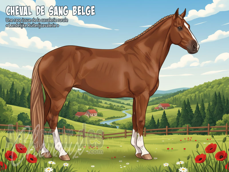 Le Cheval de Sang Belge, de la terre aux sommets du sport mondial