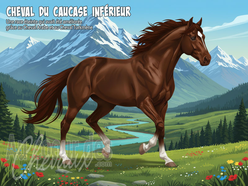 Le Cheval du Caucase Inf�rieur, le joyau de l'azerba�djan
