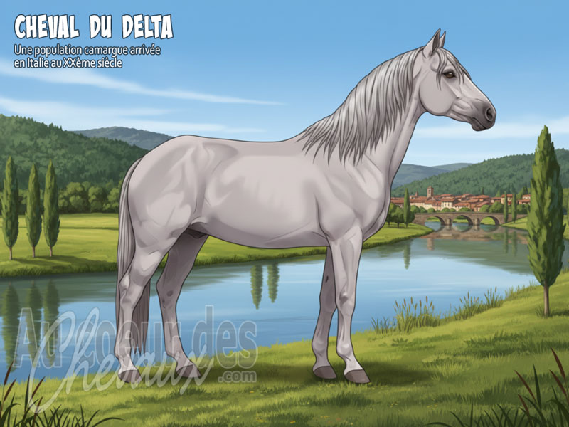 Le Cheval du Delta, le gardien des marais du p�